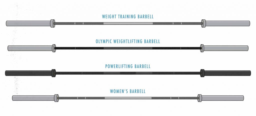 different barbell weights