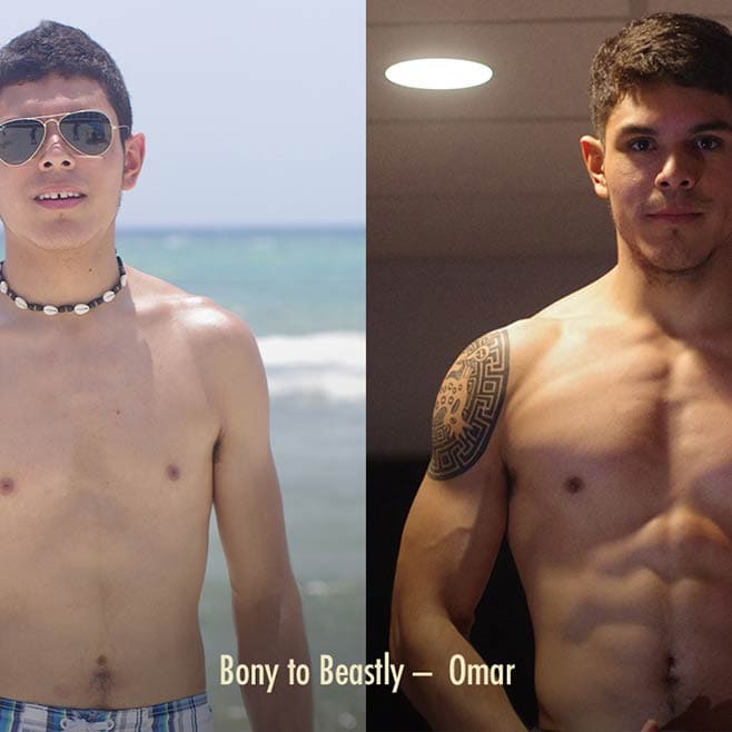 Omar lean gains bulking transformation before after photos