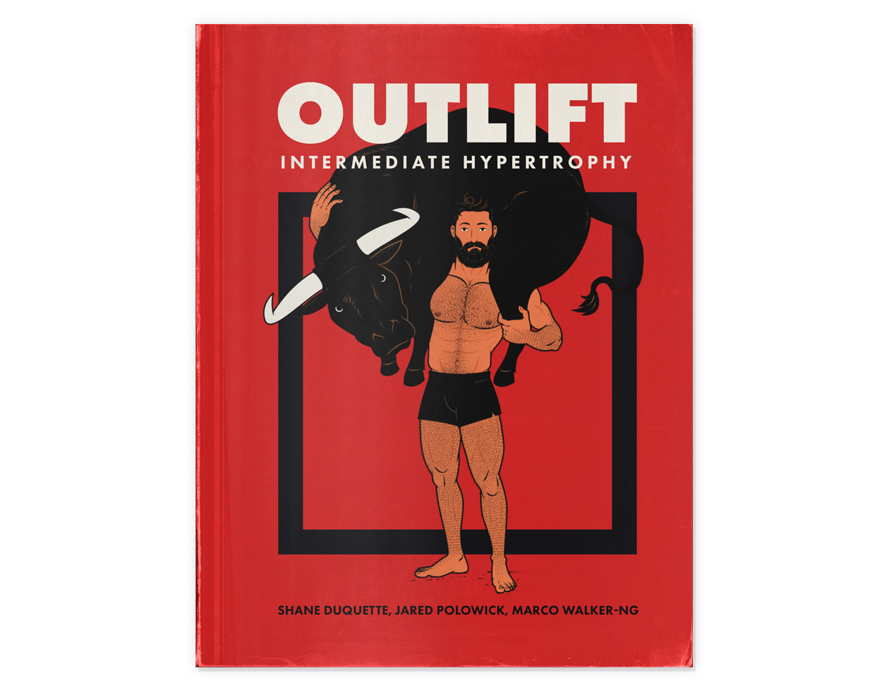 ilustração da Capa do Outlift intermédio de bulking programa para naturalmente magros caras.