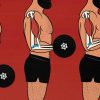 Illustration of the anatomy of a biceps curl with internal moment arms.